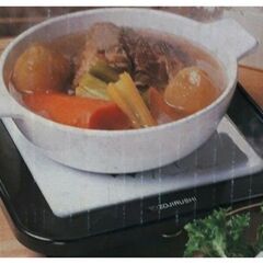 【電気保温トレー】 象印マホービン　Ｍｅｌｏｄｙ Ｏｆ Ｆｌｏｗｅｒ　ＣＡ－１００　日本製　１００Ｖ　９０Ｗ　中古使用品（昭和レトロ・新品に近し・秋冬シーズン限定５年間の使用のみ・動作確認済） ２４.０×２４.０×６.０センチ　※常温保存可　★当時の新品小売価格より９０.５％割引！の画像