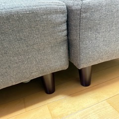 【0円】カウチソファ(ヘッドレスト・フットレスト付)の画像