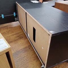 ★リユースのサカイ水戸店★  TV台 ブラック×ブラウン H43.5×D37×W100 クリーニング済み MT6637の画像