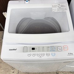 ✨2025年製・ほぼ未使用✨  洗濯機5.5kg & 冷蔵庫117Lセット 🚚 配達設置可能・安心1年保証付きの画像