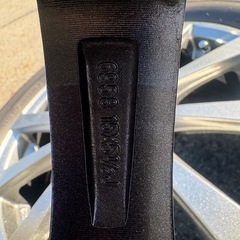 シエンタ外し　ノーマルアルミタイヤ4本セットの画像