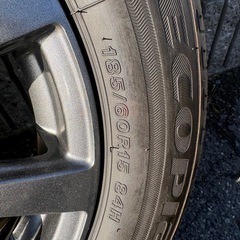 シエンタ外し　ノーマルアルミタイヤ4本セットの画像