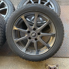 バリ溝！！BMW 3シリーズ　ブリヂストン　スタッドレス　4本セット　225/50R17の画像