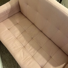 2人かけソファー　ローソファの画像