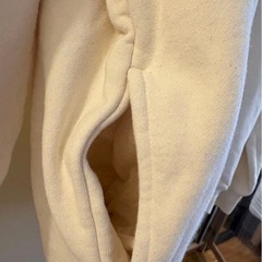 Brandy melvileスウェットオーバーサイズクリーム ポケット付き裏起毛の画像