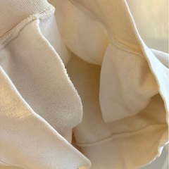 Brandy melvileスウェットオーバーサイズクリーム ポケット付き裏起毛の画像