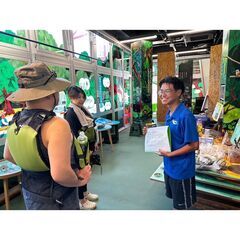 カヤック・SUPツアーガイド⭐️未経験大歓迎！特別な経験や資格は不要⭐️遠方の方はオンライン面接可能！カヤックやSUPのツアーガイドをはじめ施設管理など様々な業務をお願いします♪海や自然が好きな方にピッタリなお仕事です✨の画像