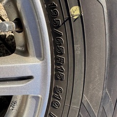 プリウス外し　スタッドレスアルミ4本セットの画像