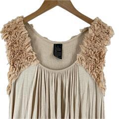 美品 Sov. ソブ 春夏 SS ワンピース レーヨン ベージュ レディース【古着】【中古】の画像