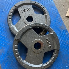 50mmアイアンプレート　15kg２枚の画像