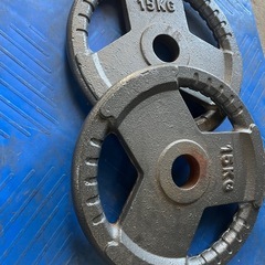 50mmアイアンプレート　15kg２枚の画像