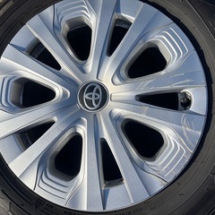 プリウス純正アルミ　4本スタッドレスセットの画像