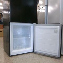 2ドア冷蔵庫 133L 2024年製 アイリスオーヤマ IRSD-13A-B 100Lクラス ブラック☆ 札幌市 北区 屯田 の画像