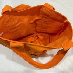 TRADER JOE'S キャンバストートバッグ オレンジ ハロウィンの画像