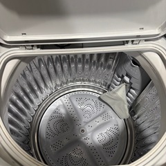 【縦型洗濯感・乾燥機】シャープ タテ型 洗濯乾燥機 洗濯 6.5kg 乾燥 3.5kg ボディ幅52.0cm ステンレス 穴なし槽 ES-TX6J-W ホワイトの画像