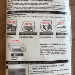 レンジフードフィルター　キッチンクロスの画像