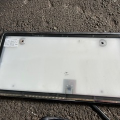 字光式ナンバープレート2枚セットの画像