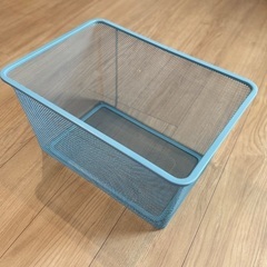 IKEA★TROFAST トロファスト メッシュ収納ボックス グレーブルーの画像