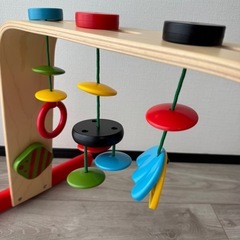 IKEA イケア LEKA レーカ ベビージム　木製
の画像