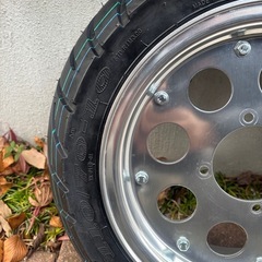 バイク　10インチ　タイヤホイールセットの画像