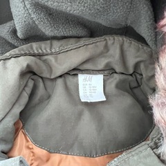 H&M　カーキアウター　サイズ12-18Mの画像