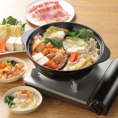 IH対応 直火対応 二食鍋 (蓋無し)の画像