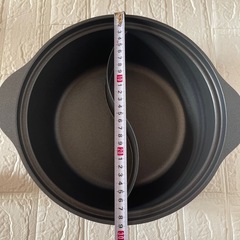 IH対応 直火対応 二食鍋 (蓋無し)の画像