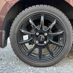 15インチ（165/55R15 スタッドレス＋アルミホイル）4本 の画像