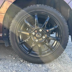 15インチ（165/55R15 スタッドレス＋アルミホイル）4本 の画像