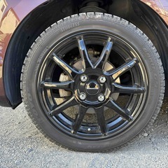 15インチ（165/55R15 スタッドレス＋アルミホイル）4本 の画像