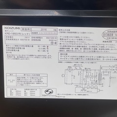 りリユースのサカイ東金店KOIZUMI電子レンジ 16年製 TJ16584の画像