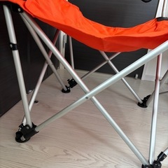 コールマン　折りたたみチェア　オレンジの画像