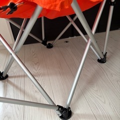 コールマン　折りたたみチェア　オレンジの画像