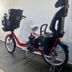 1年保証 送料無料　新型　パナソニック　ギュットミニ　赤色　電動アシスト自転車の画像