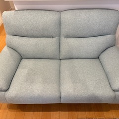 ニトリ　ソファー　
ライトグリーンの画像