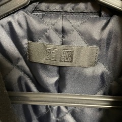 ウール製ネイビーピーコートの画像