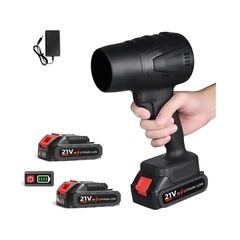 訳あり‼️ ブロワー 洗車ブロワー エアダスター コードレス 21Vバッテリー付き 軽量の画像