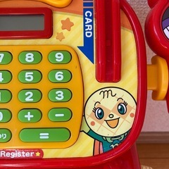 アンパンマンレジスターとおままごとセットの画像