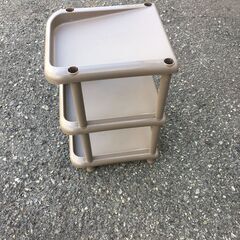 JM20519K) 吉川国3段シューズラック/靴置き＜幅：約28cm 高さ：約46cm 奥行30cm ＞中古品【取りに来られる方限定】　 の画像