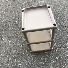 JM20519K) 吉川国3段シューズラック/靴置き＜幅：約28cm 高さ：約46cm 奥行30cm ＞中古品【取りに来られる方限定】　 の画像