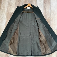 UNITED TOKYO ステンカラーコート　ダークグリーン　サイズ3※L相当
の画像