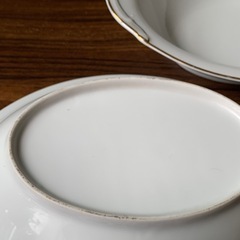 昭和レトロなカレー皿の画像