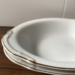 昭和レトロなカレー皿の画像