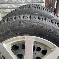 購入者決定スタッドレスタイヤ３本＋ホイール１本の画像