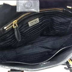 PRADA サフィアーノ トートバッグ ハンドバッグ ブラックの画像