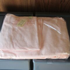 未使用　冬用シーツ（ピンク）　シングル サイズ　タグ付き　少々難あり　【ペットはいません】の画像