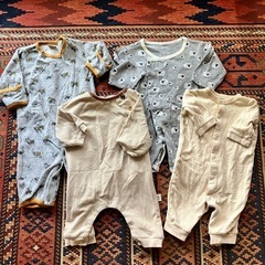 B:MING 2WAYコンビ ロンパース&プティマイン＆無印良品...