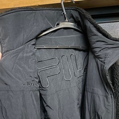 FILA フリースジャケット ダークグレー　リバーシブルの画像