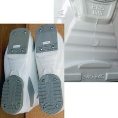 使用感少なめ 24.5cm スキーブーツ ノルディカ CRUISE NF5 45w ホワイト×ブルー 白青　アウトソール 285mm Aアダルト表記 NORDICA ☆ PayPay(ペイペイ)決済可能 ☆ 札幌市 豊平区 平岸 平岸店の画像