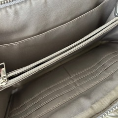 ショルダーバック　シルバーの画像